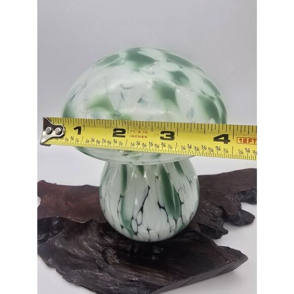 Glass Mushroom LED Light Home Decor. Fairy Lamp Green - Picture 11 of 13